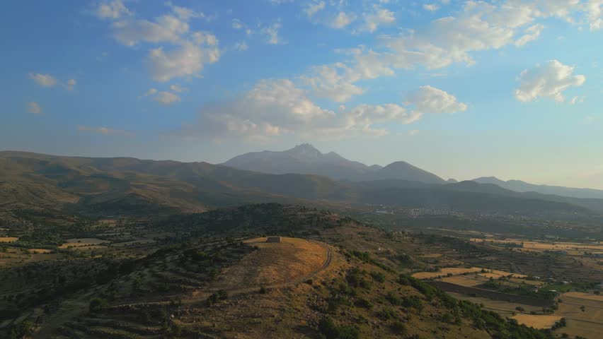 4K Cinematic Drone Footage of Mount Erciyes is visible in the background Kayseri - Turkey_06