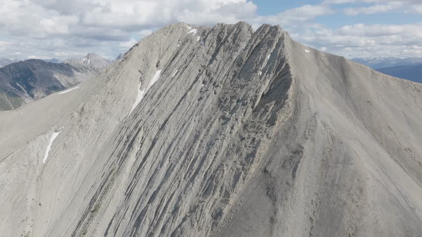 Beaverhead Peak, Mount 7 In British Columbia, Canada. - aerial shot