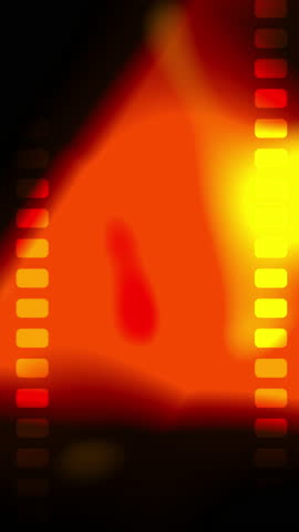 Film burn flicker retro overlay effect. light leak overlay with Filmstrip video animation