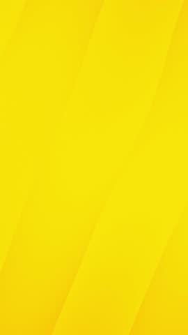 Yellow moving stripes background. Animation of abstract gradient backdrop. Vertical footage