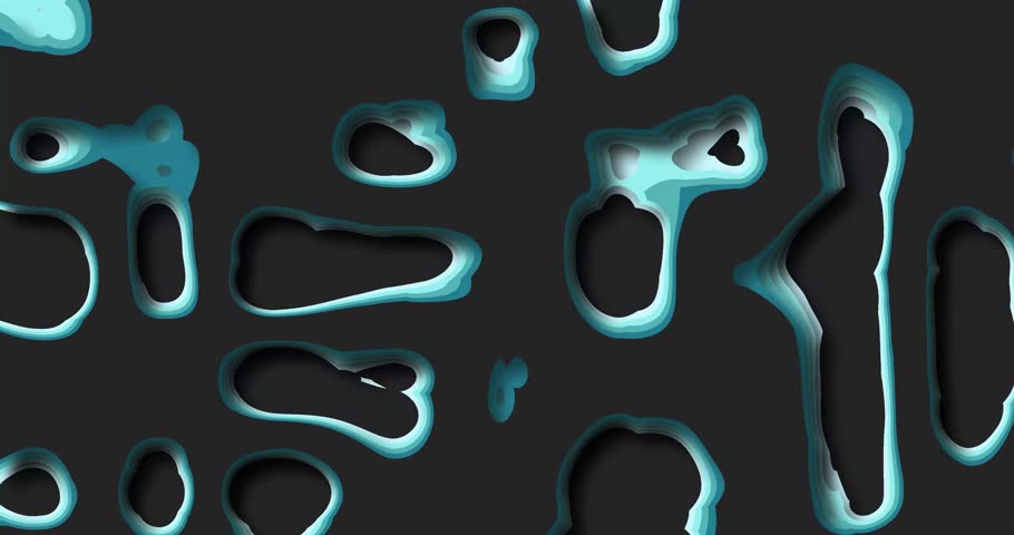 Abstract Waves Stock Video, NFT Concept