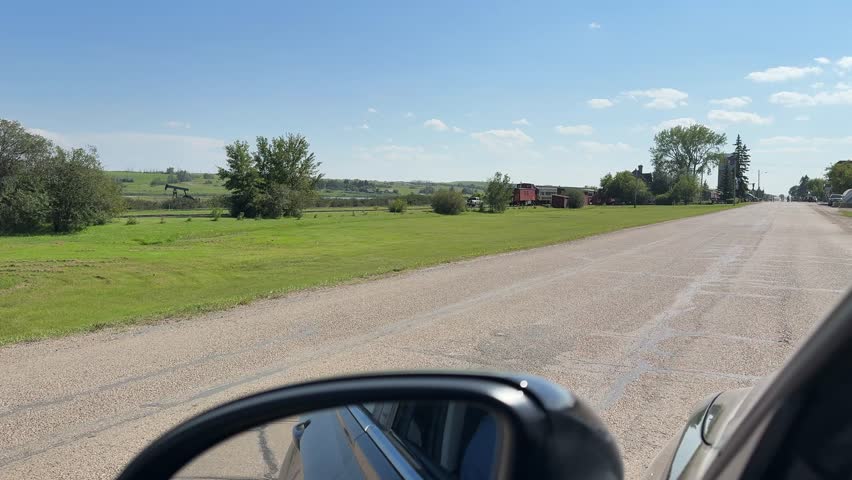Alberta Prairie Railway steam train rail fan shots from Stettler and Big Valley