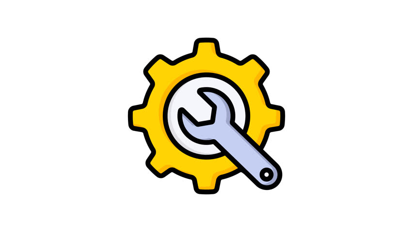 
Service and Maintenance Icon Animation
