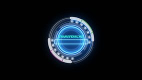 Transferring GB data progress on digital background. Image of encrypted data transfer text flickering digital interface on screen. Displaying Data Transfer Process on a Dark Background. - Powered by Shutterstock - Get 15% off with code: PIKWIZARD15
