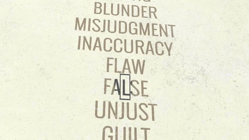 Wrong 3D Scrolling Title Animation