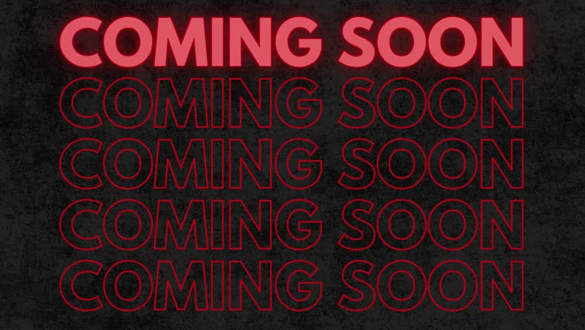 Retro Style COMING SOON Animation | Vintage Film Countdown Look | 4K Looping Background for Intros, Trailers, and Promos.
