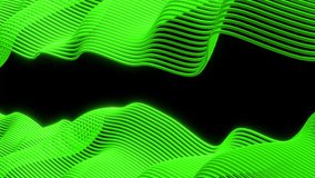 Dynamic Title Background Featuring Symmetrical Undulating Green Strands. - Powered by Shutterstock - Get 15% off with code: PIKWIZARD15