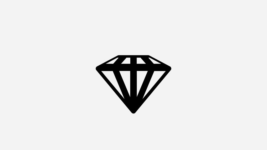 An animated icon symbolizing wealth, luxury, or high-value investment — often illustrated with a shining diamond. Ideal for finance platforms, premium services, luxury brands