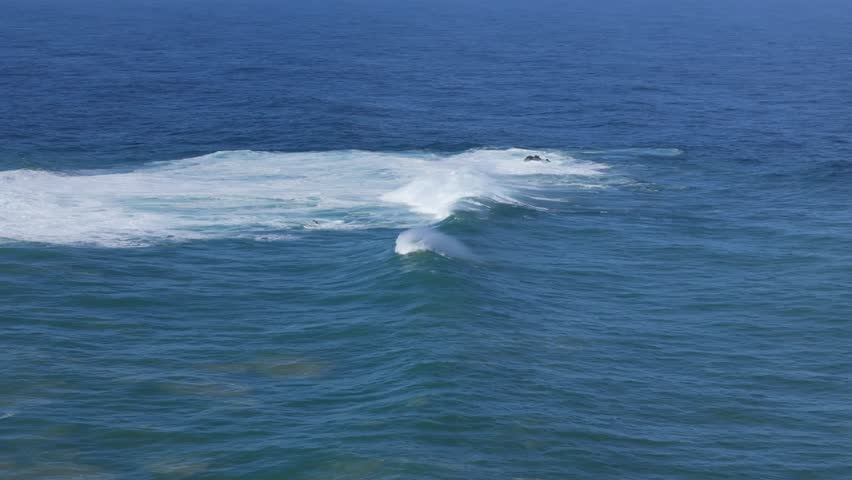 Epic Aerial Drone Footage Chasing Large Waves