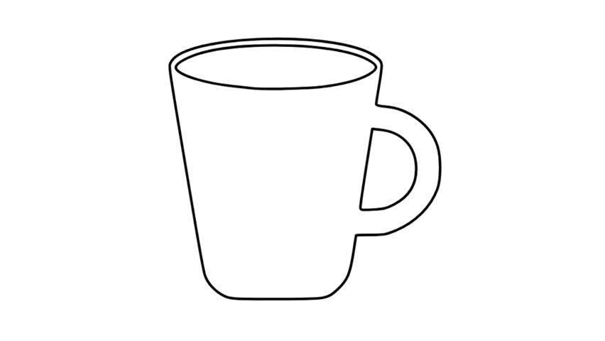 Glass Water  Vector Animate. glass icon animation on the black background.