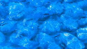 Sparkling Blue Stones Under Clear Water. High-Resolution Abstract Background. 4K Slow Motion Video for Wallpapers Social Media, Marketing, and Nature-Inspired Creative Projects - Powered by Shutterstock - Get 15% off with code: PIKWIZARD15