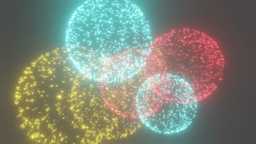 A captivating pack of beautiful fireworks explosions, showcasing a variety of colors and patterns. Ideal for festive occasions, this video captures the essence of celebration.