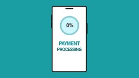 Payment transactions process with loading. Online payment approved, Animation of digital payment on mobile phone. Transfer payment online
 - Powered by Shutterstock - Get 15% off with code: PIKWIZARD15