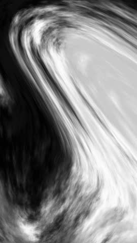 Abstract Swirl: A Monochrome Masterpiece of Yin and Yang