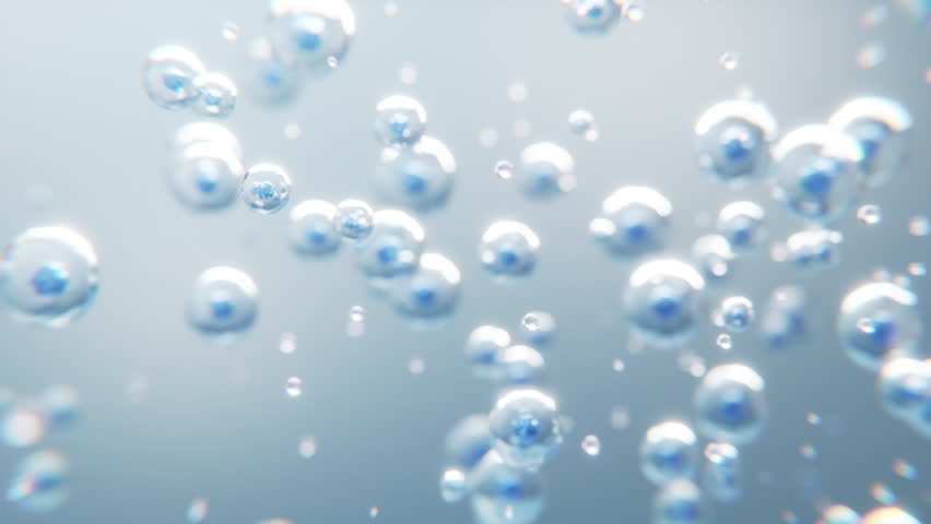 Microscopic cells floating in crystal-clear fluid, revealing stunning biological detail, purity, and scientific elegance for medical, biotechnology, and healthcare concepts.