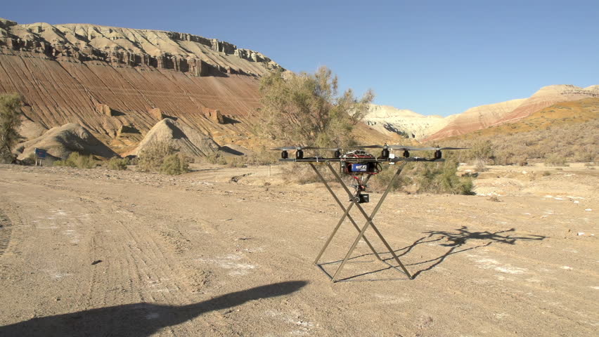 Flying Up Hexacopter. Radio controlled hexacopter flying machine