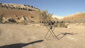 Flying Up Hexacopter. Radio controlled hexacopter flying machine - Powered by Shutterstock - Get 15% off with code: PIKWIZARD15