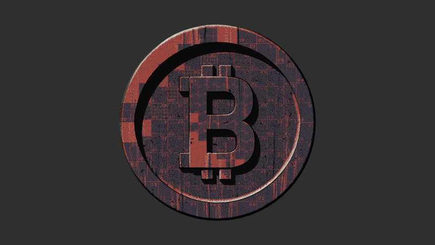 Loop animation of a retro-style Bitcoin coin with grainy texture and halftone details, designed in vintage pop-art colors. Transparent background for easy overlay in video projects, crypto promos, NFT