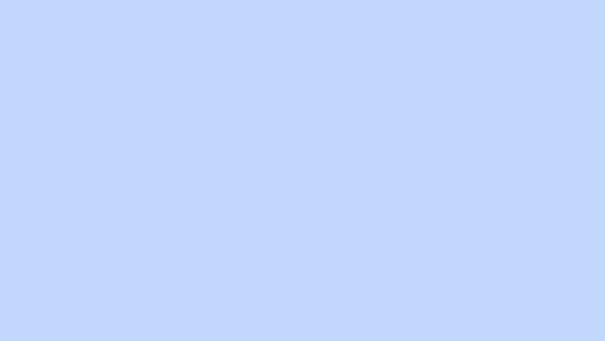 Your booking is confirmed minimalist notification appearing on the blue screen 4k animation