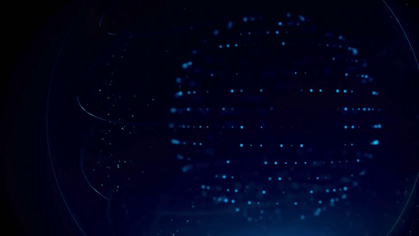 Blue Global Business Forum Tech Video Background.mp4