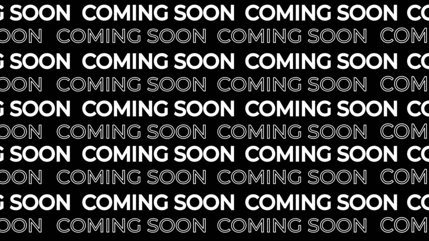 Animated “Coming Soon” Text with Bold Typography Design, Sales Shopping Theme, and Eye-Catching Social Media Background Motion for Promotions
