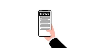 hand holding smartphone delete hoax news from cellphone. concept of reading fake news from the internet. phone with fake news. Spreading fake news concept - Powered by Shutterstock - Get 15% off with code: PIKWIZARD15