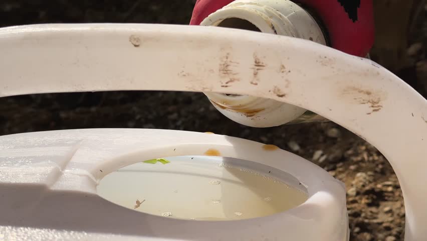 Traditional Iran agriculture farming activity Organic gardening care watering can liquid fertilizer Beautiful flower and tree growth in sunlight moisture scenic panoramic orchard irrigation system