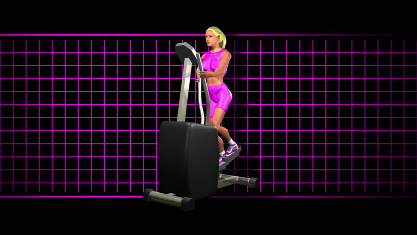 Woman Exercising Loopable HD1080