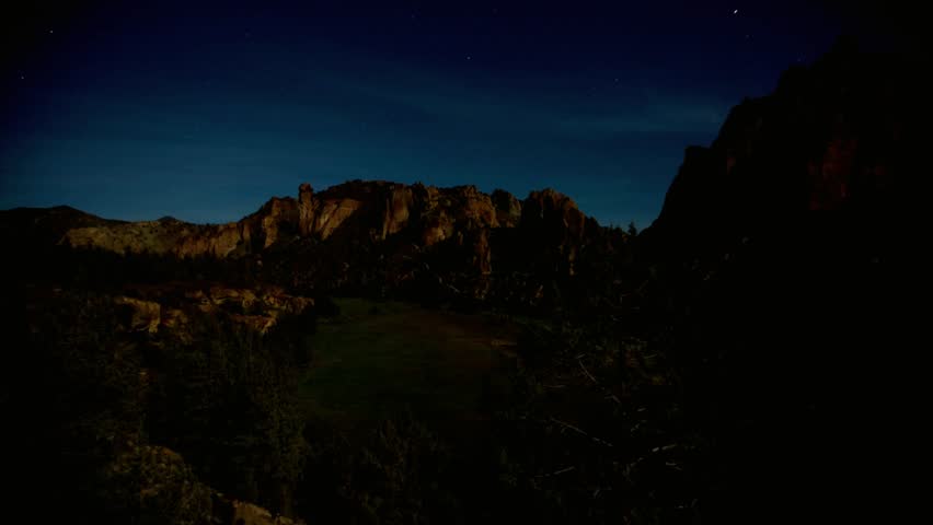 Night sky with stars over the grand canyon national park in arizona, usa