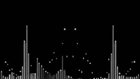 Soundwave Radio wave black background, stereo equalizer frequency digital speech spectrum. music, digital media audio. music player soundbar. Equalizer Music frequency audio technology, tranquility - Powered by Shutterstock - Get 15% off with code: PIKWIZARD15