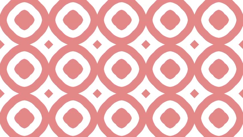 A seamless geometric pattern of turquoise rings and diamonds on a white background
