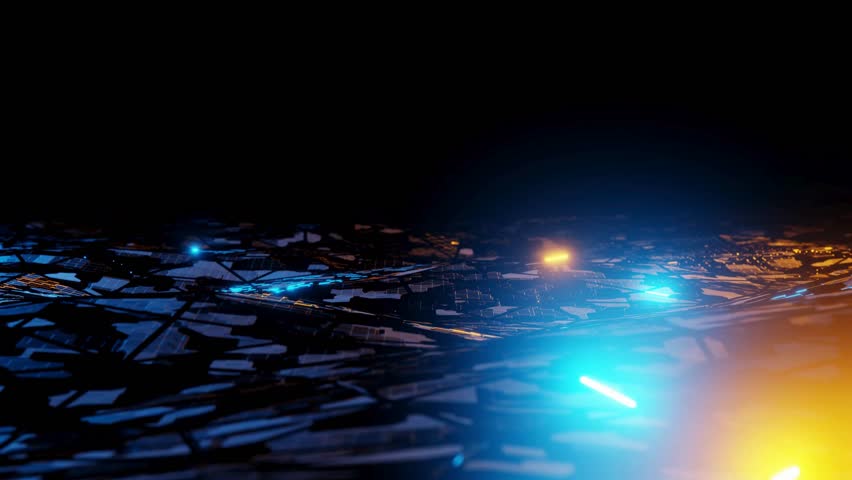 Cinematic Sci-Fi Countdown. 5-Second Action Timer with a Digital HUD over a Futuristic Battlefield