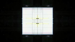 Abstract glitch background with neon cyberpunk vibes, hi-tech pixel grids, and seamless futuristic looping textures for sci-fi and digital motion design. - Powered by Shutterstock - Get 15% off with code: PIKWIZARD15