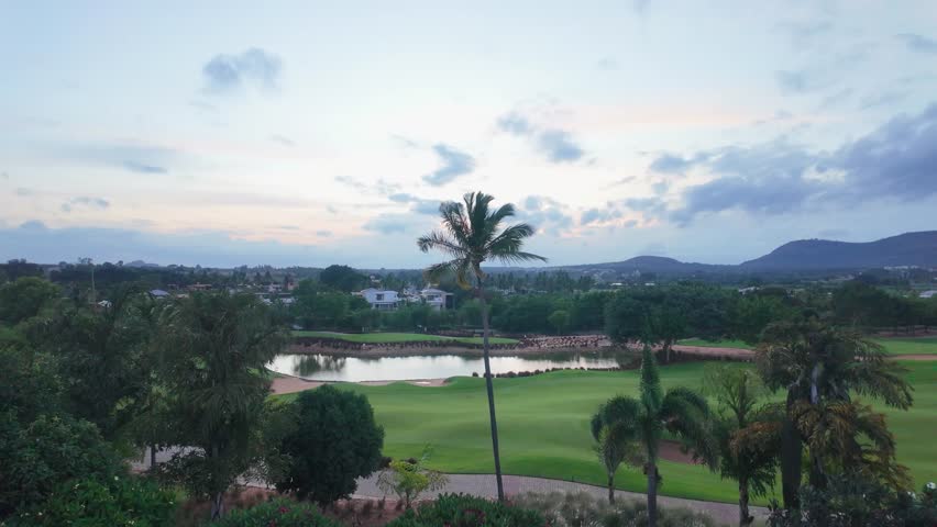 Luxury Golf Villas and Golf Course Near Nandi Hills in South India – Premium Real Estate Community Surrounded by Nature and Close to Major City