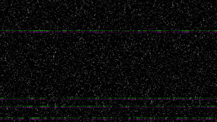  animation Seamless Glitch VHS for tv analog error effect. 4k video