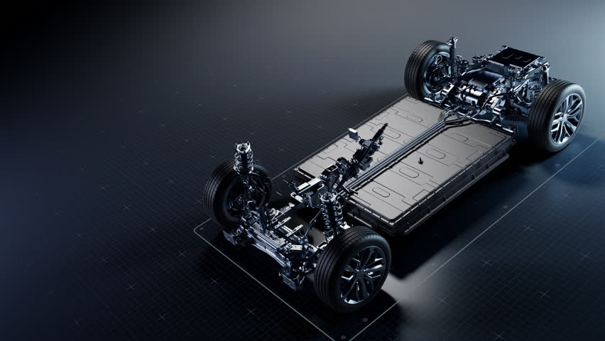 Electric Vehicle Battery Core Technology Display