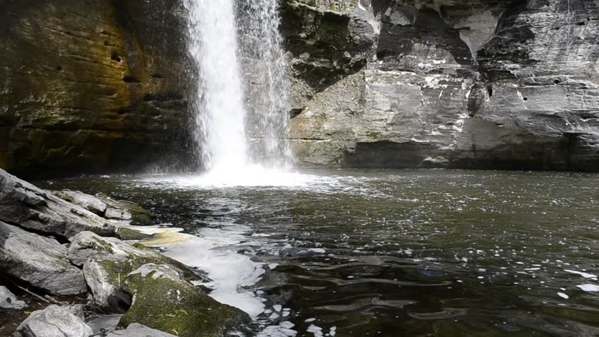 Minneopa water Falls at Minneopa State Park in Southern Minnesota. 