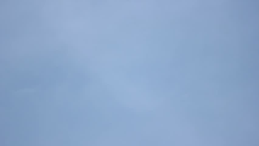 A large group of common cranes migrating to Africa in October circling in the blue autumn sky in France