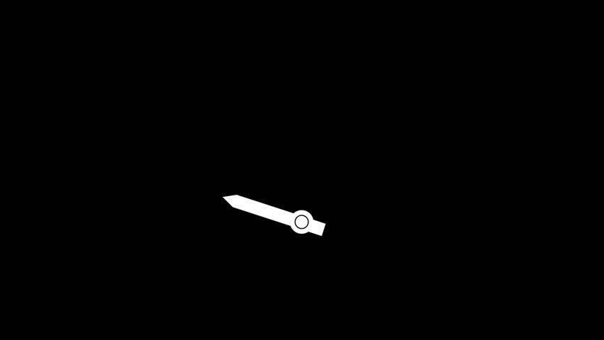 Animation indicator level meter customer service. Motion video abstract measuring scale with black background.