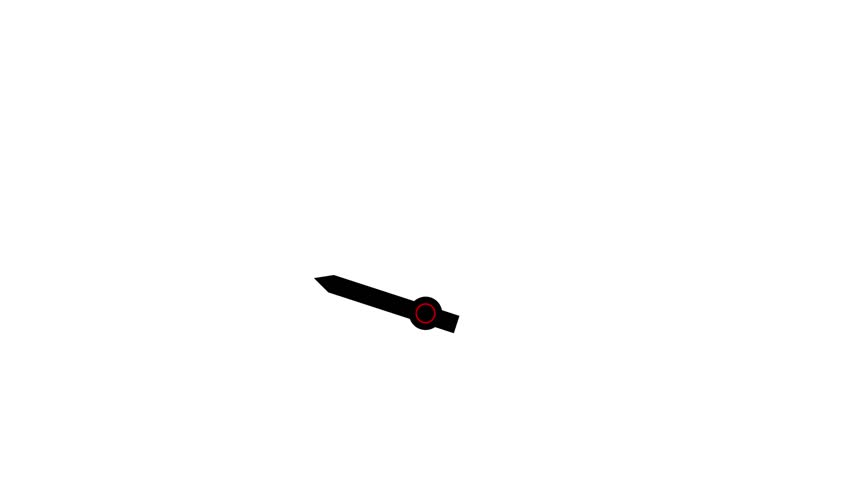 Animation indicator level meter customer service. Motion video abstract measuring scale with white background.