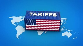 U.S. Flag Shipping Container Over World Map - Powered by Shutterstock - Get 15% off with code: PIKWIZARD15