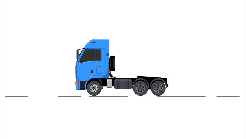 A Trailer Truck Animation Video 4K suitable for your project needs