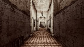 Explore this abandoned asylum hallway, a creepy and haunted hospital corridor. Experience the decaying architecture and eerie atmosphere of this forgotten mental institution. 191 characters - Powered by Shutterstock - Get 15% off with code: PIKWIZARD15