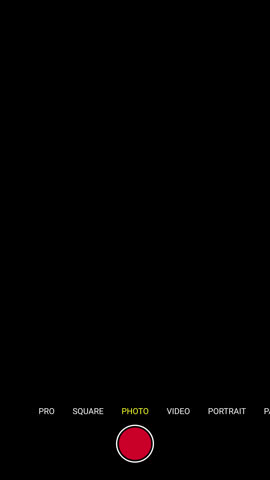 Camera recording screen vertical mobile overlay with alpha channel