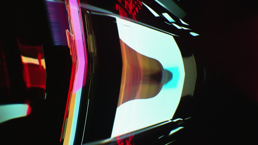 colorful strobe effect with flash lights and dynamic motion blur, cinematic lights for motion overlay effect and transitions