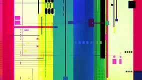 Digital pixel glitch animation with cyberpunk neon grids, fragmented industrial textures, and hi-tech data flow. Perfect for motion graphics and interfaces. - Powered by Shutterstock - Get 15% off with code: PIKWIZARD15