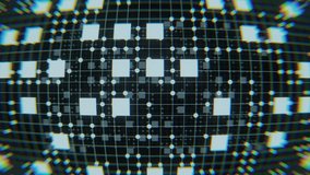 Futuristic Digital Grid Loop. SciFi Data Network Animation. 4K - Powered by Shutterstock - Get 15% off with code: PIKWIZARD15