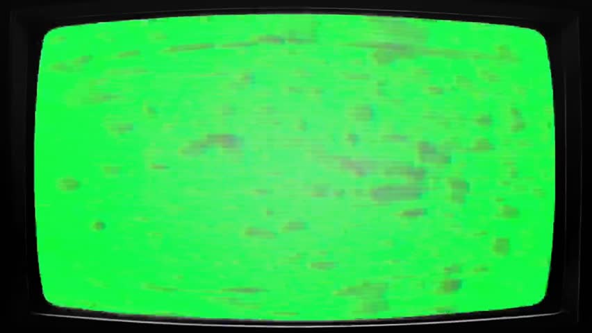 old CRT screen television zoomed in screen, fish eye perspective, vintage chroma key glitch, vhs display bad signal broken tv pixel distortion grunge analog static full screen retro effect