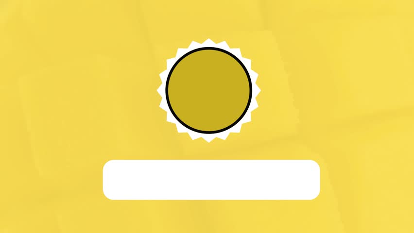 43 Days To Go Exciting Animated  Spinning Countdown Effect Showcase Against Painted Yellow Smooth Flowing Fluid Background