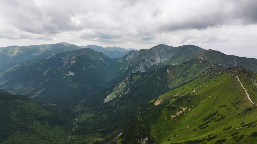 Explore the breathtaking Tatra Mountains in Zakopane, Poland from above
